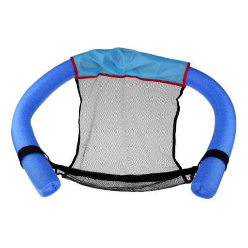 Swimming Pool Seat Noodle Float Chair Net Blue