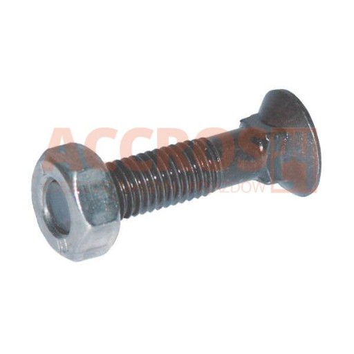 Śruba płużna 4-kątna z podsadzeniem M12 x 90 mm kl
