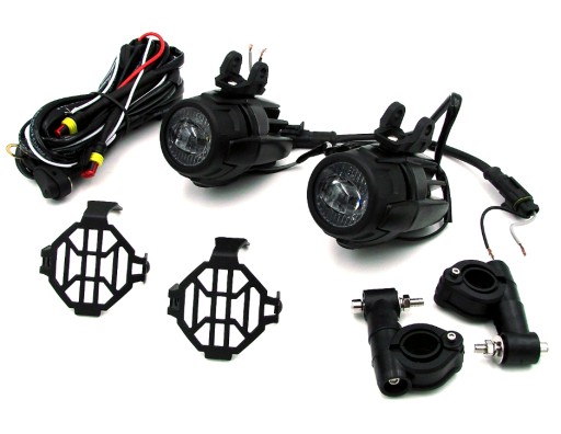 Halogeny LED BMW GS R Varadero V-strom + wiązka