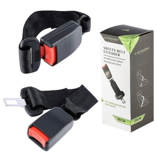 ATESTOWANY PRZEDŁUŻACZ PASA BEZPIECZEŃSTWA ADAPTER PRZEDŁUŻKA 29CM