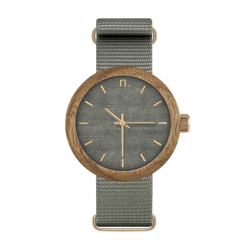 Minimalistyczny drewniany zegarek Clasic 38 mm N065