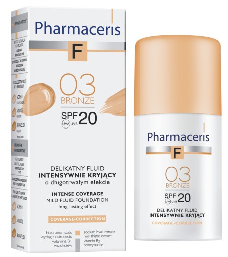 PHARMACERIS F FLUID INTENSYWNIE KRYJĄCY 03 BRONZ