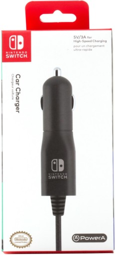 PowerA SWITCH Ładowarka samochodowa 1,8m USB-C 5V