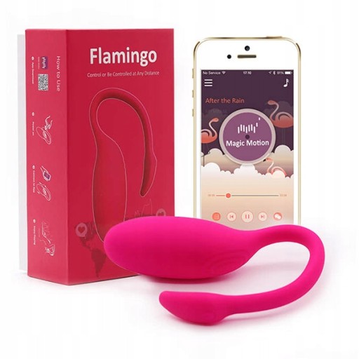 Magic Motion Jajeczko Wibrujące Sterowaem Flamingo