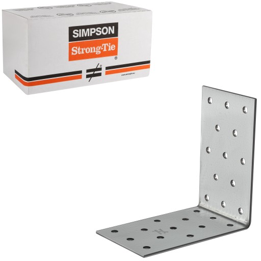 Łączniki ciesielskie kątowniki 100x100x60x2,5mm 50szt montażowe Simpson ANP