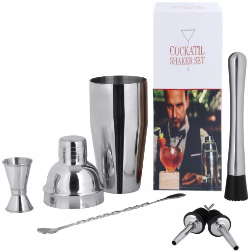 Zestaw akcesoriów barmańskich Drink Maker DM-ZB-001 6 elementów