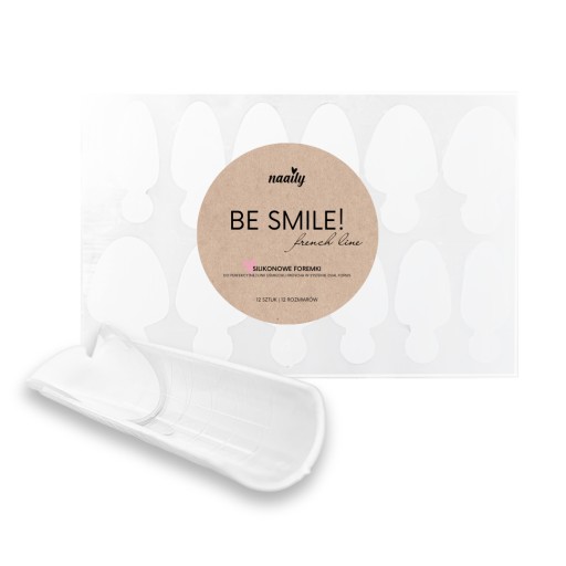 Silikonowe foremki do frencha na dual formach BE SMILE! FRENCH LINE Naaily