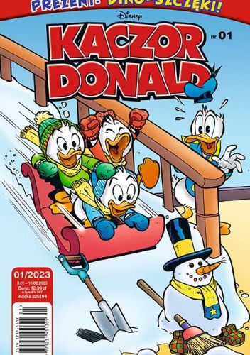 Kaczor Donald 1/2023 NOWY + PREZENT