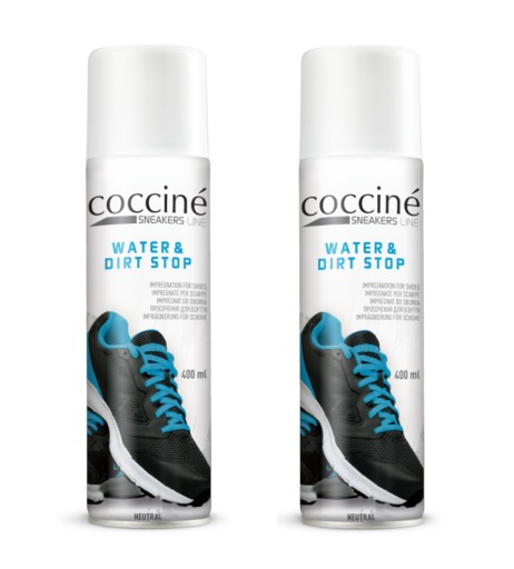 ZESTAW 2X COCCINE WATER DIRT STOP IMPREGNACJA BUTY