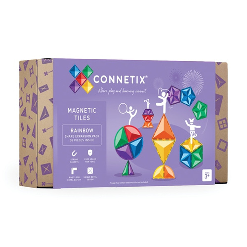 Connetix - Klocki magnetyczne Rainbow Shape 36 el