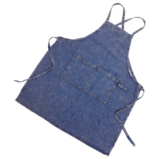 FARTUCH LABORATORYJNY JEANS KUCHENNY
