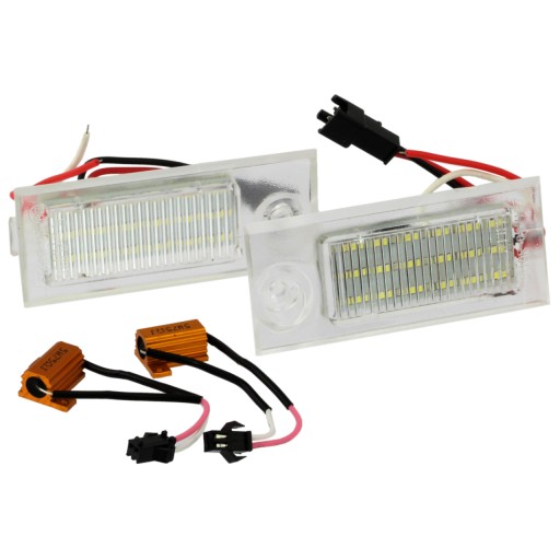LAMPKI LED TABLICY REJESTRACJI do AUDI A6 C5 SEDAN