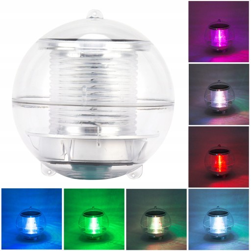LAMPA LAMPKA BASENOWA SOLARNA PŁYWAJĄCA