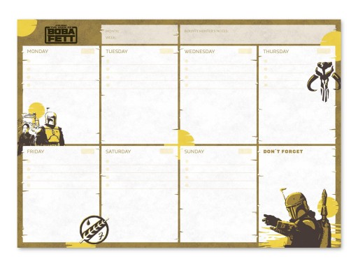 Plan lekcji A4 The Book Of Boba Fett planer