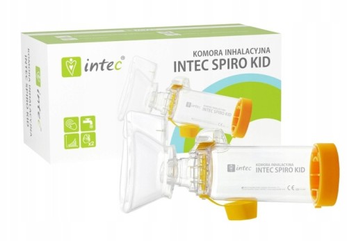 TUBA KOMORA INHALACYJNA INTEC SPIRO KID 2 MASKI