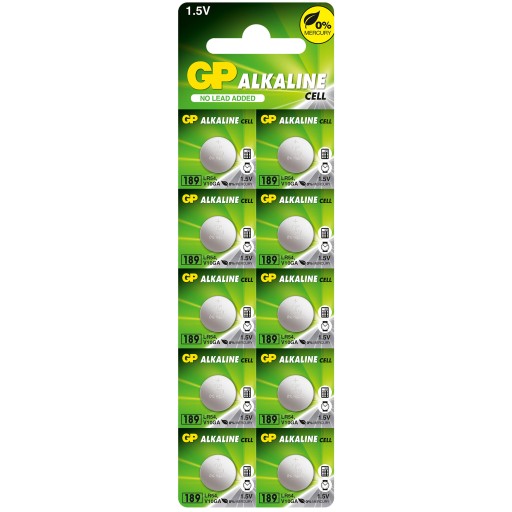 GP bateria alkaliczna LR54/V10GA/189 1.5V x10szt