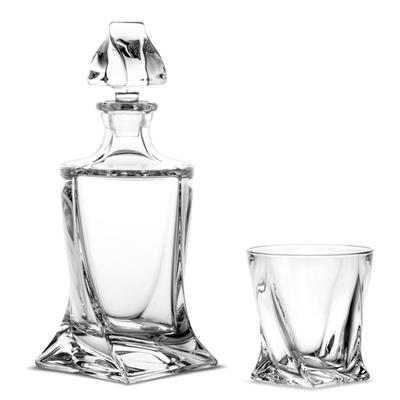 BOHEMIA PRESTIGE QUADRO ZESTAW DO WHISKY 6+1