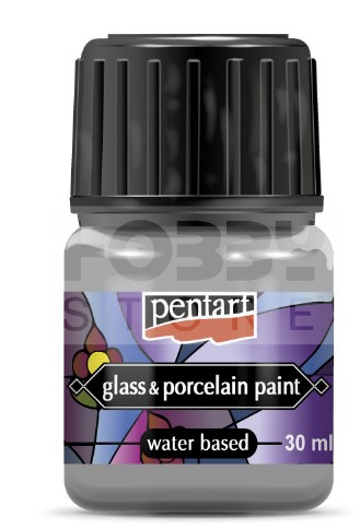 FARBA SREBRNA DO PORCELANY SZKŁA 30ml PENTART