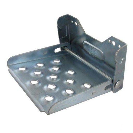Stopień burtowy przyczepy składany 110x125mm