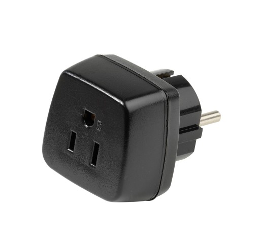 Adapter Gniazdo USA/JAPONIA/MEKSYK - Wtyk PL/UE Jakość Sklep Vivanco W-wa