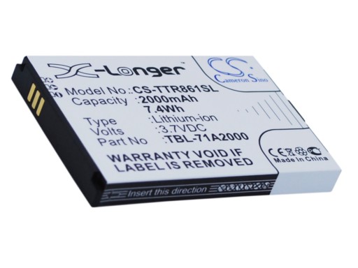 Bateria CS-TTR861SL do TP-Link TBL-71A2000 M5350 M7200 M7300 M7350 TL-M5350