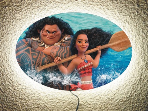 Lampka ścienna Vaiana:SKARB OCEANU pilot opcja