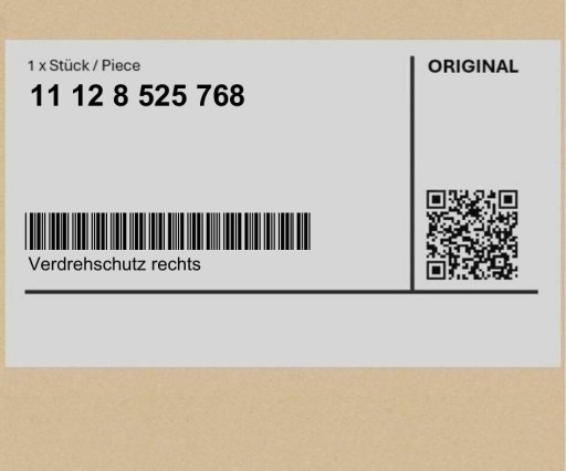 Zabezpieczenie przed obracaniem prawe BMW K50 (R 1200 GS, R 1250 GS) K51 (R