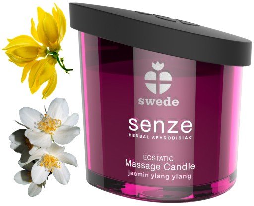 SWEDE Senze Ecstatic świeca do masażu JAŚMIN 150ml