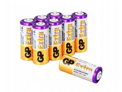 8 sztuk baterie alkaliczne GP EXTRA LR1 N 910 FOTO