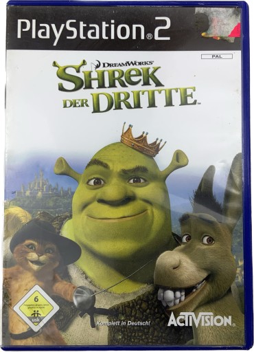SHREK THE THIRD TRZECI 3 płyta bdb komplet PS2