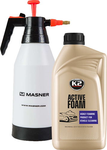 ACTIVE FOAM AKTYWNA PIANA 1L + OPRYSKIWACZ 2L