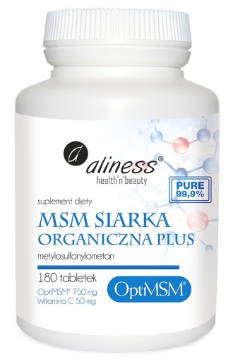 Aliness MSM 180t + C SIARKA organiczna OPTIMSM