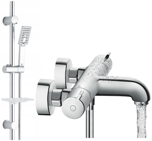 BATERIA wannowa TERMOSTATYCZNA Hansgrohe + natrysk