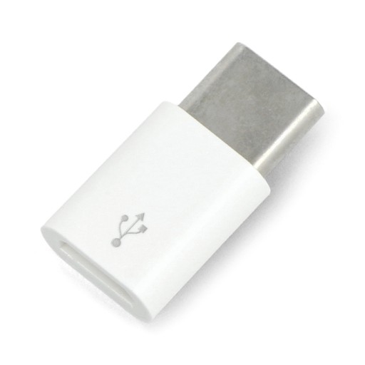Adapter USB micro-B na USB-C oryginalny dla RPi 4