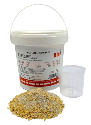 BIO7 ENTRETIEN 1 kg. Bakterie na 1 rok. OSADNIKI BIO 7 BIOPREPART