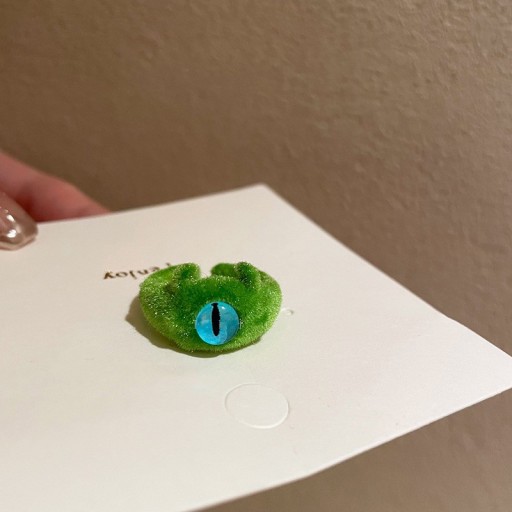 Cartoon Funny Cute Fun Little Monster Cute Fun Ring