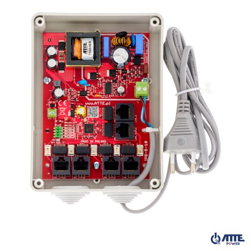 ZEWNĘTRZNY SWITCH PoE IPB-5-10-S4 ATTE HERMETYCZNY