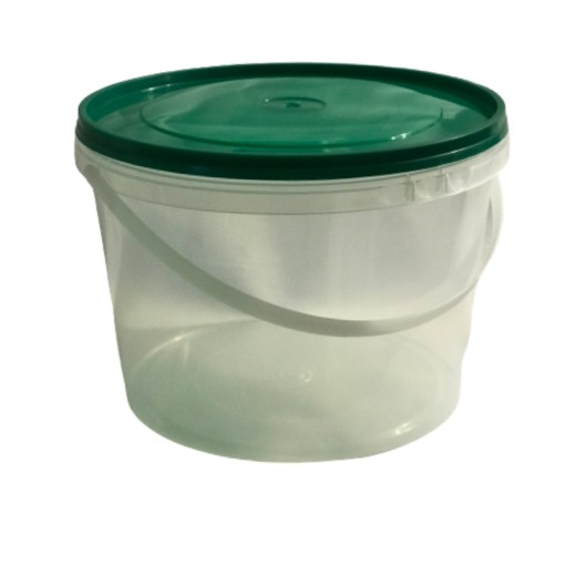 WIADRO WIADERKO PLASTIKOWE Z POKRYWKĄ 5 L ATEST
