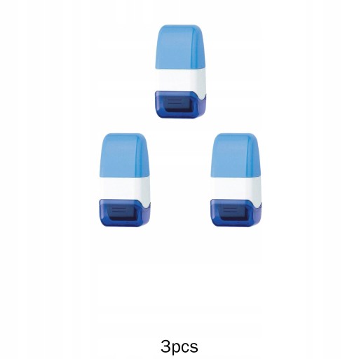 3x Identity Theft Protection Stamp Roller Anti