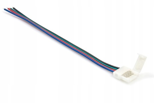 ZŁĄCZKA 10mm KLIPS + PRZEWÓD PRZEDŁUŻKA CLICK RGB
