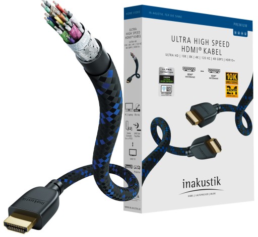 IN-AKUSTIK Premium Ultra High Speed HDMI 2.1 3.0m
