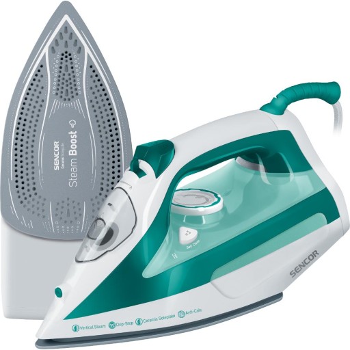 Żelazko parowe Sencor 6100G 2600W ceramiczna stopa