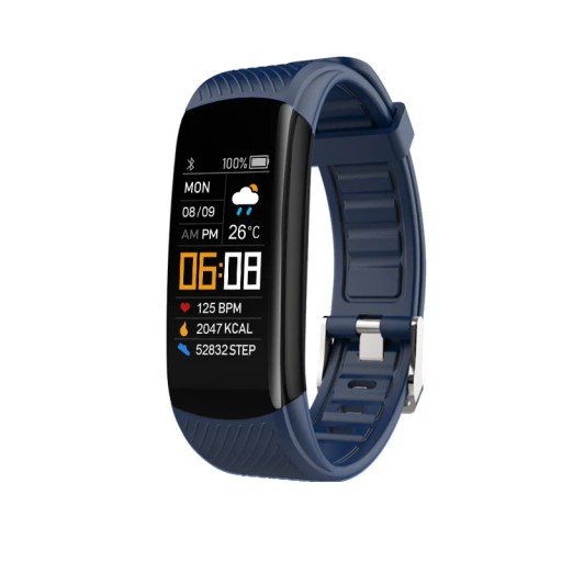 C5S Color Screen Smart Bracelet Bluetooth Sports Pedometer Heart Rate Blood
