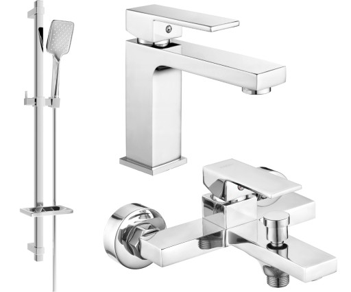 MEXEN UNO DQ62 ZESTAW WANNOWY BATERIA CHROM