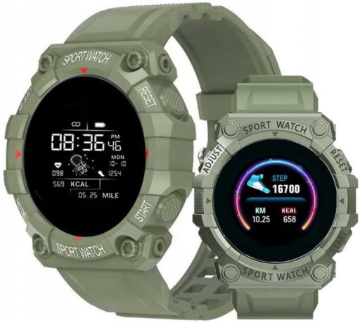 ZEGAREK SMARTWATCH SMARTBAND PULS KROKI KROK PL