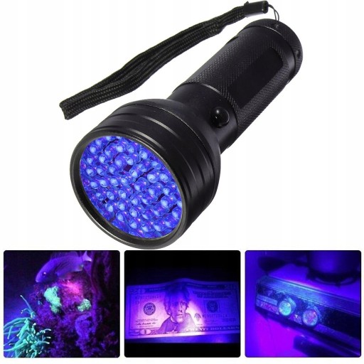 Led uv scorpion detector hunter finder flashlight