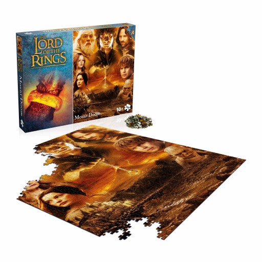 Puzzle Lord of the Rings Mount Doom 1000 elementów - WŁADCA PIERŚCIENI