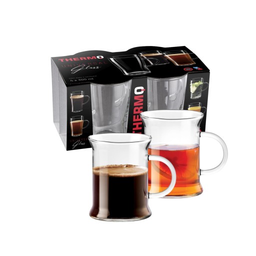 Szklanki do kawy i herbaty 300ml Thermo Kmplt 4szt