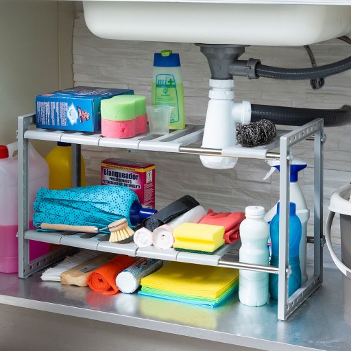 Extendable Under-Sink Shelf Unit Shibblek Innov