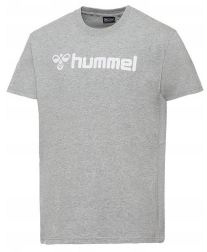 Y1247 HUMMEL LOGO KOSZULKA męska T-SHIRT L